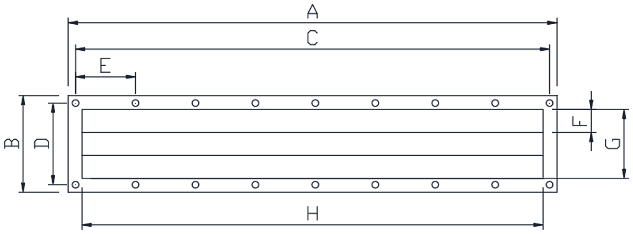 floatation collars dimension diagram