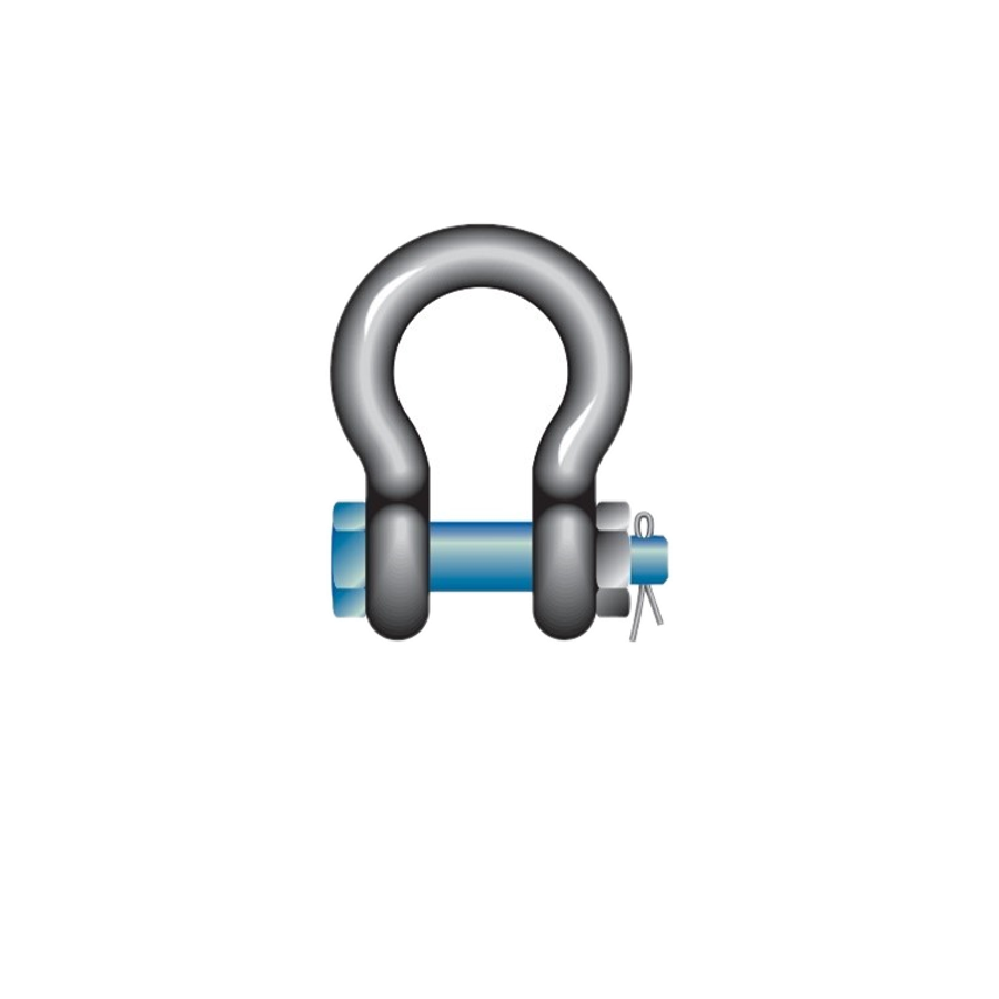 Grade S Safety Bow Shackle Galvanised