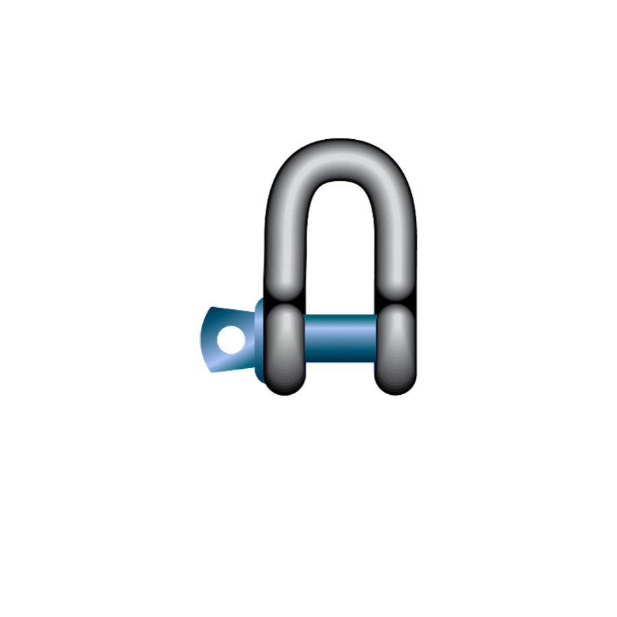 Grade S Safety Dee Screw Pin Shackle Galvanised