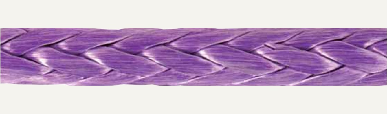 Close-up of Plasma 12 Strand HMPE rope texture