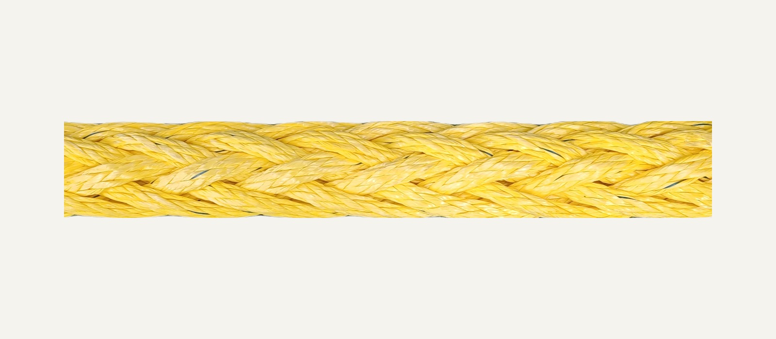 Close-up of Texteel 12x12 Strand HMPE rope texture